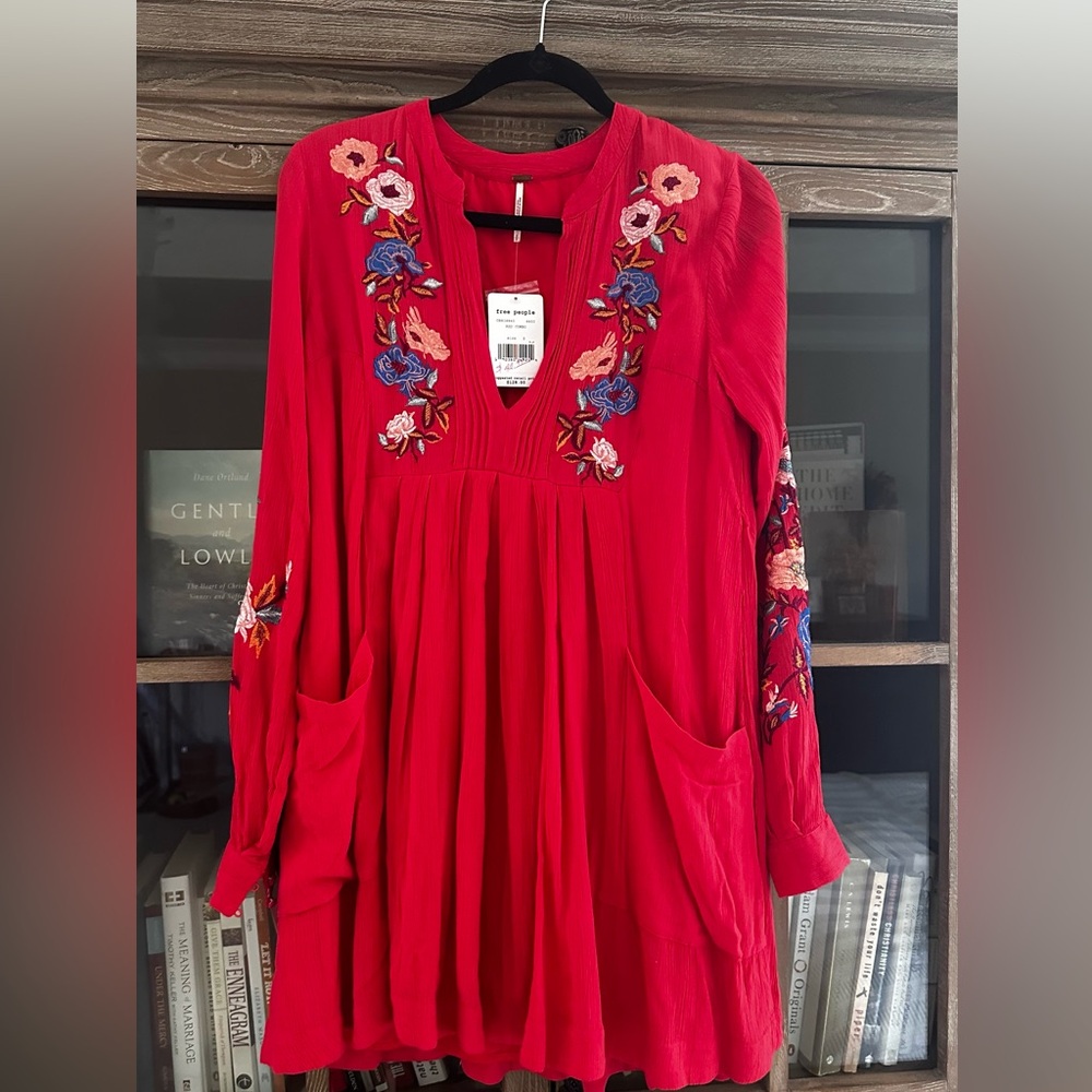 Free People Mia Mini Red dress